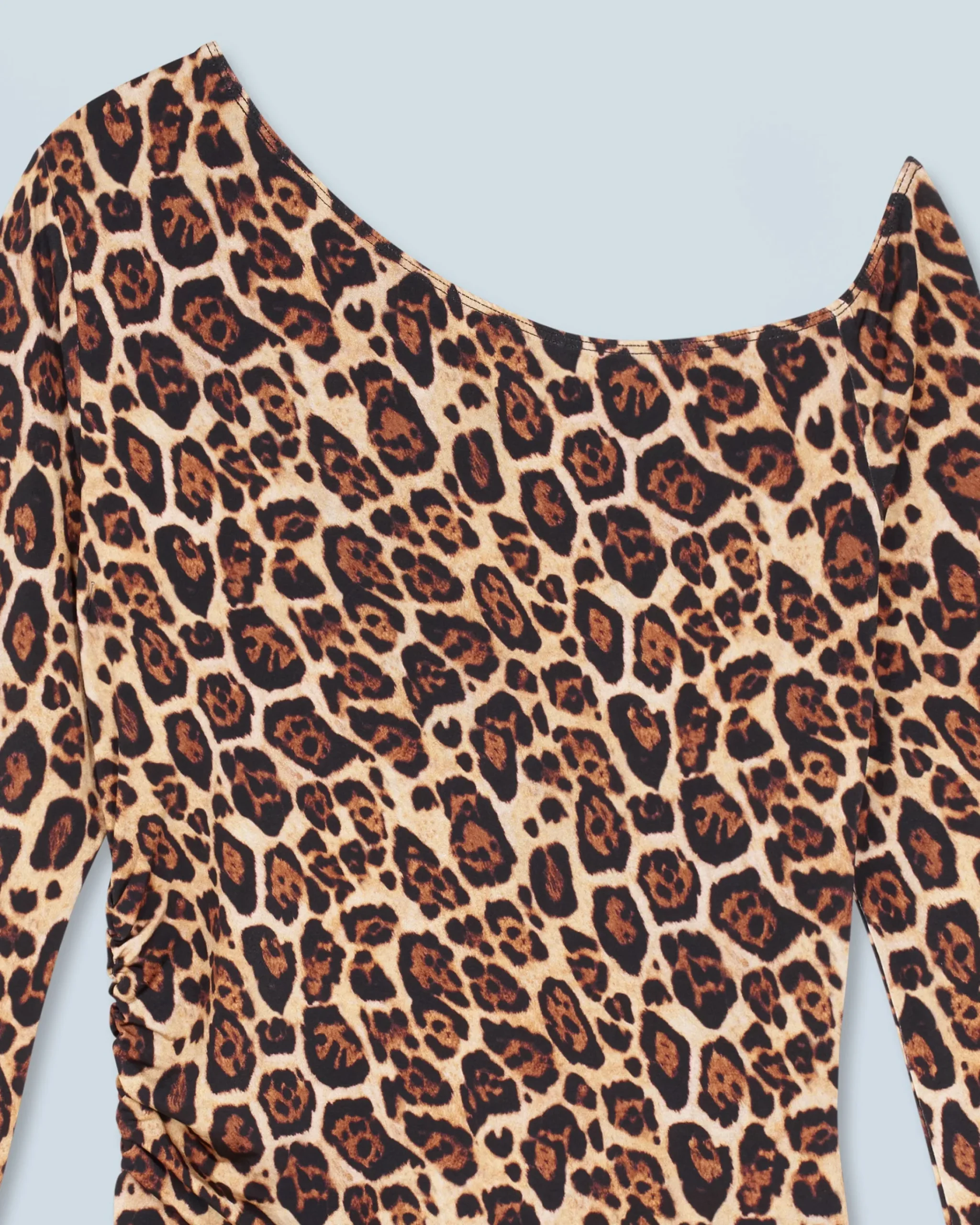 Top asimmetrico in jersey