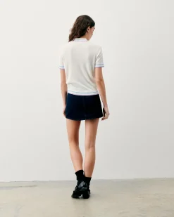 Top Maniche corte Bande bicolori