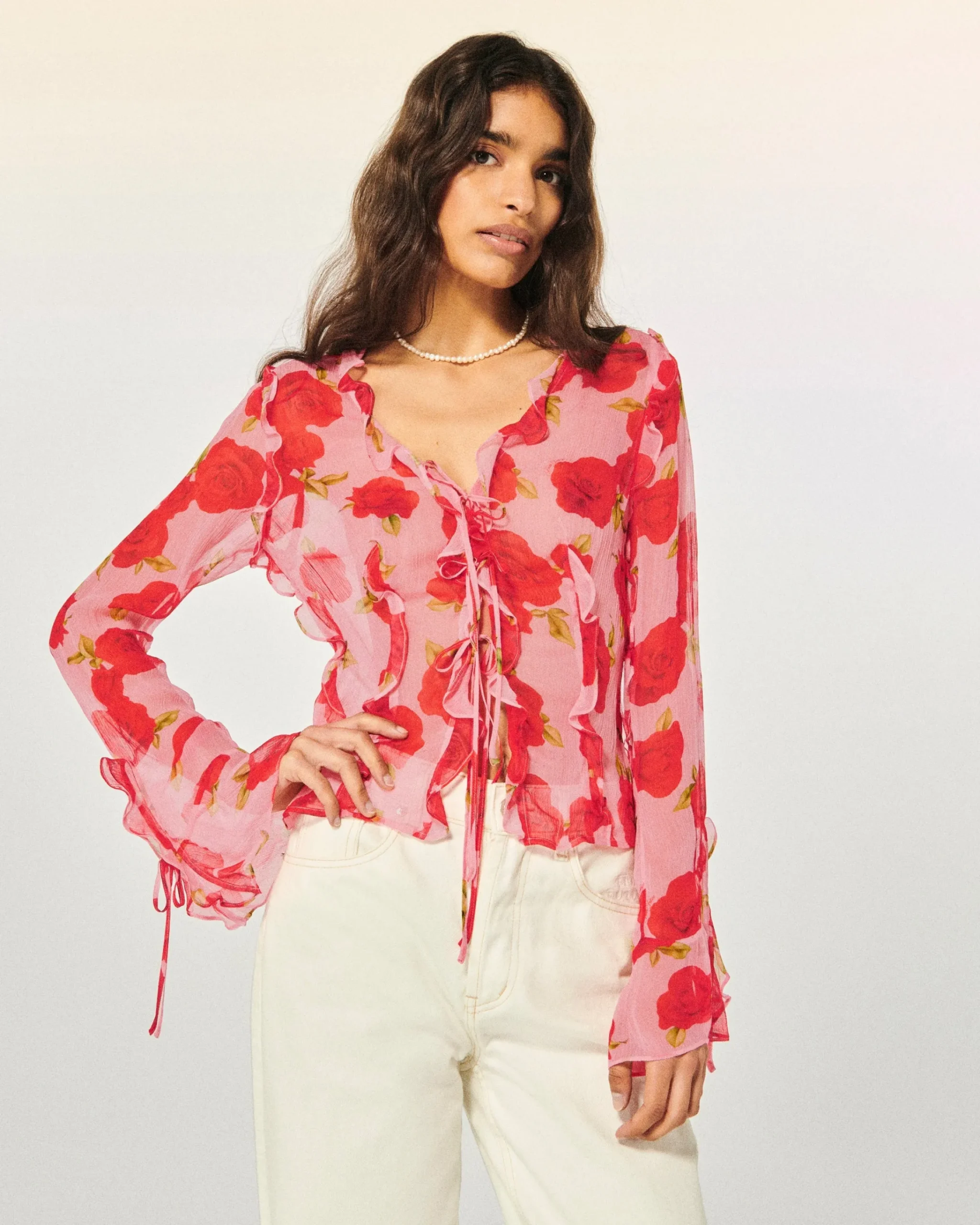 Top Maniche lunghe Bettina