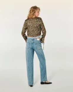 Top Maniche lunghe Bordi Pizzo