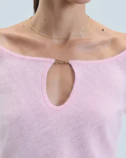 Top Maniche lunghe in Cashmere spazzolato