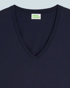 T-shirt Scollo a V Maniche corte