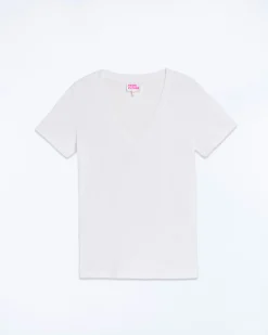 T-Shirt Scollo a V Supima