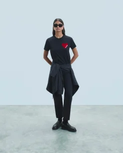 T-Shirt Scollo tondo Cuore