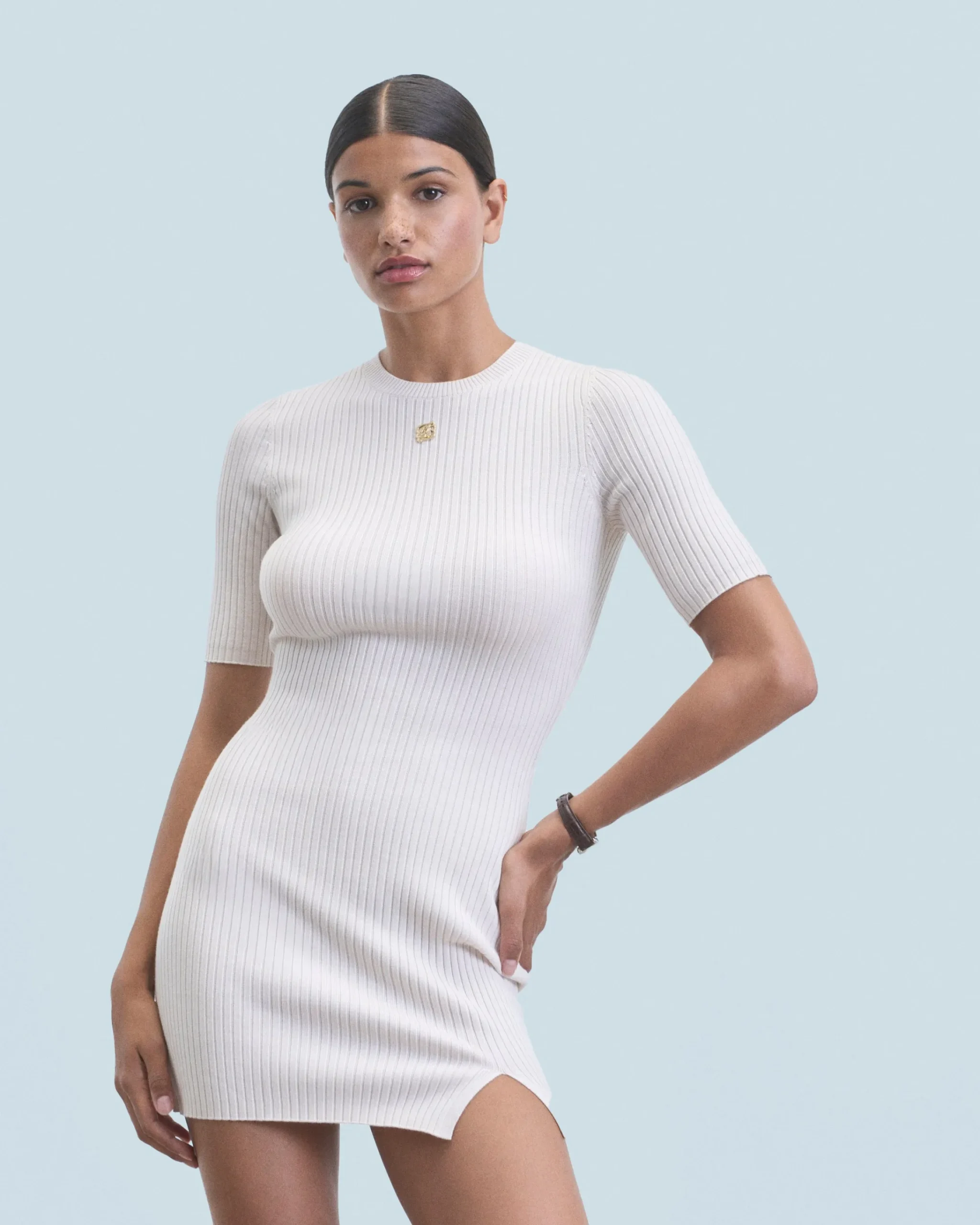 Vestito Corto Maniche corte a 3/4