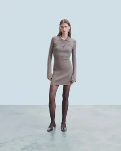 Vestito Corto Maniche lunghe