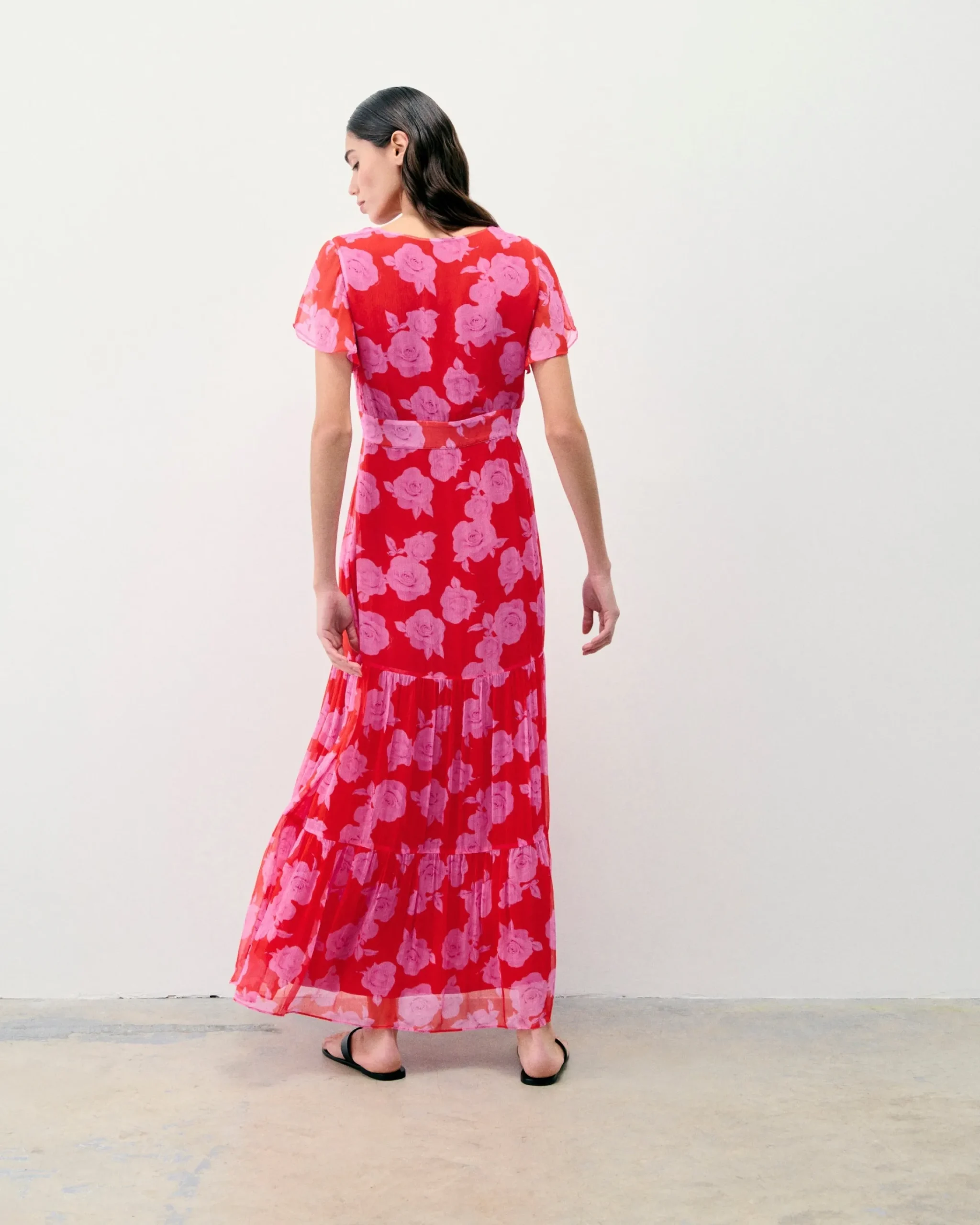 Vestito Lungo Maniche corte Julia