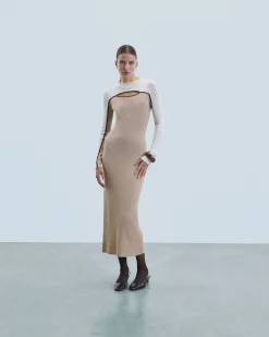 Vestito Lungo Maniche lunghe