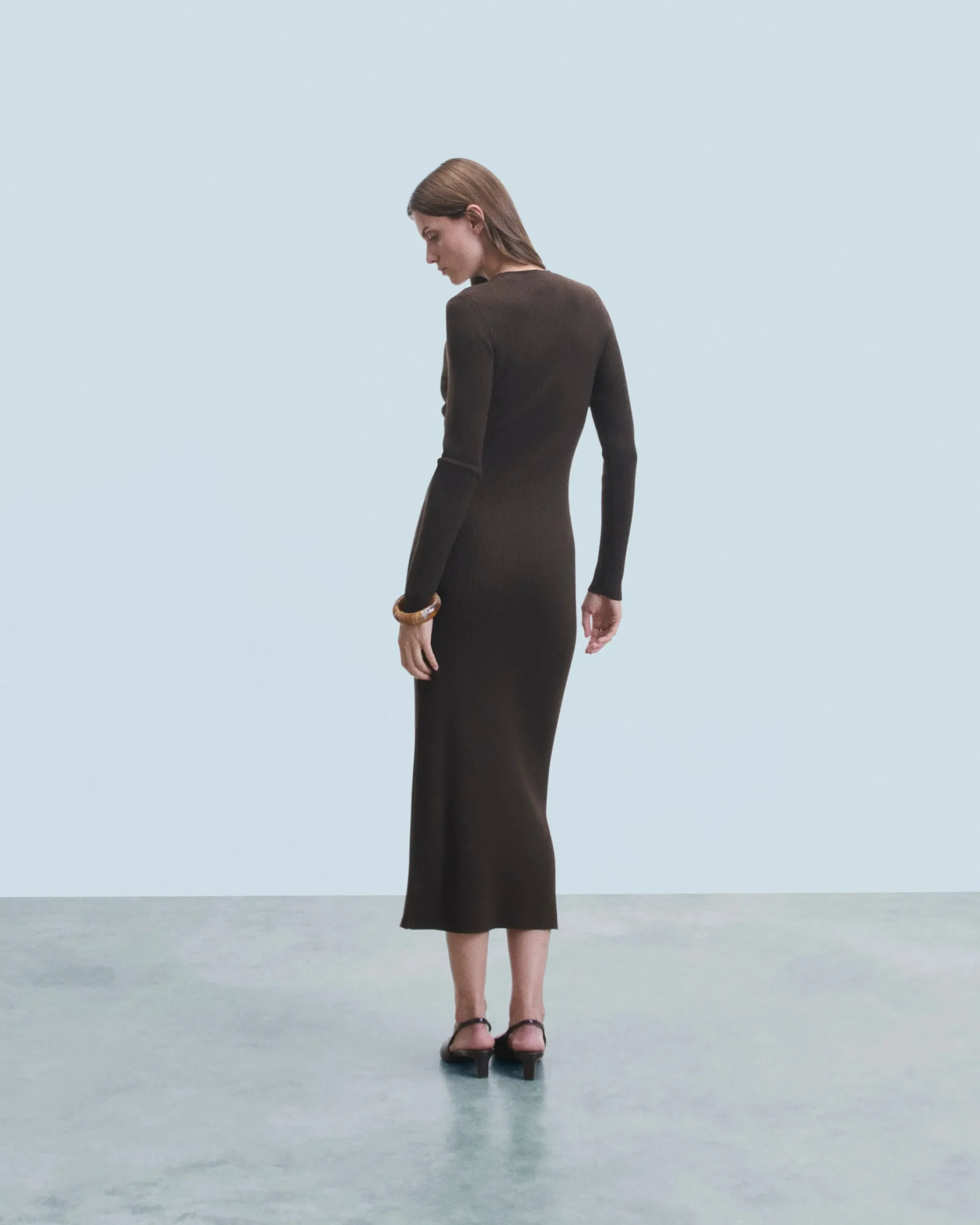 Vestito Lungo Maniche lunghe