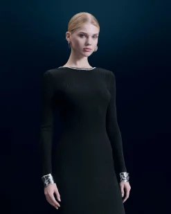 Vestito Lungo Maniche lunghe