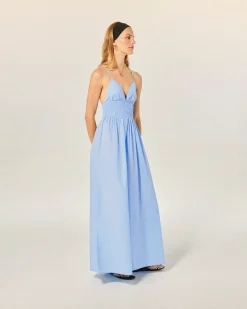 Vestito Lungo Spallina Liah