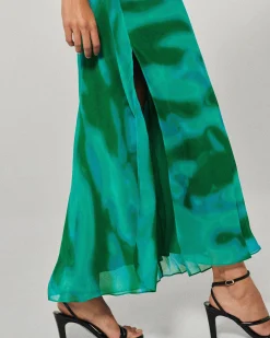 Vestito Lungo Spallina Mussolina