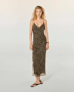 Vestito Lungo Spallina Mussolina