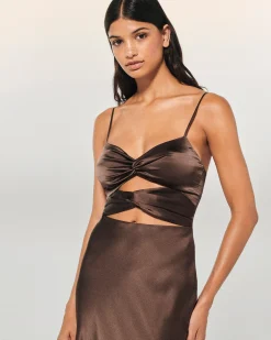 Vestito Lungo Spallina Naia