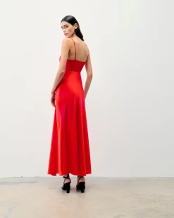 Vestito Lungo Spallina Salma