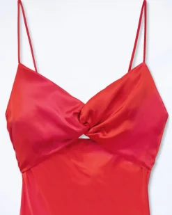 Vestito Lungo Spallina Salma